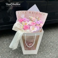 Valentine 2026 Bó Hoa Sáp Thơm Pink Rosa Sweety Grab Bo Hoa Pink Rose 2 png