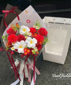 Alternative view of Bó Hoa Sáp Đỏ Hẹn Hò Sunny Rose Red