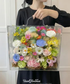 Hộp Hoa Mica Garden Colourfull