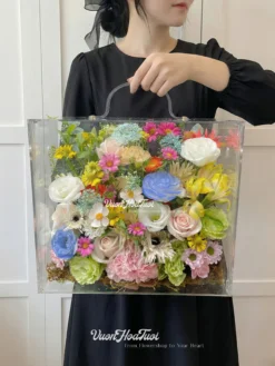 Hộp Hoa Mica Garden Colourfull