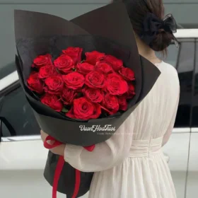 Bó Hoa Hồng Đỏ Love Romatic Red Rose