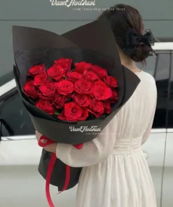 Bó Hoa Hồng Đỏ Love Romatic Red Rose