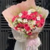 Bó Hoa Hồng Sophia Romatic White Thiết Kế Tại Vườn Hoa Tươi