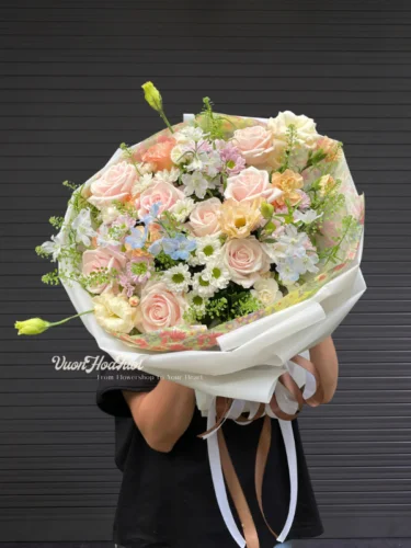 Bó Hoa Sinh Nhật Love In Garden Jaya Vườn Hoa Tươi