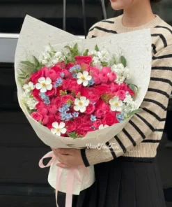 Bó Hoa Sophia Mix White Style