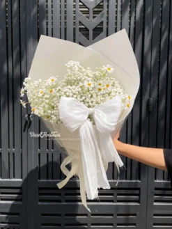 Bó Hoa Baby Trắng Thiên Thần Nhỏ