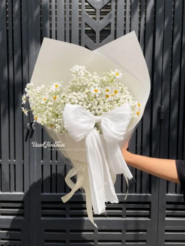 Bó Hoa Baby Trắng Thiên Thần Nhỏ Bó Hoa Baby Trắng Thiên Thần Nhỏ