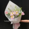 Pink Tulip Wisher OZ Bó hoa tươi Pink Tulip Wisher OZ màu hồng lãng mạn thiết kế bởi Vườn Hoa Tươi