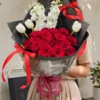 Red Rose Tulip White Zlay 2