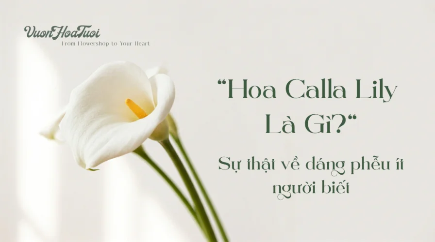 Hoa Calla Lily Là Gì? Sự Thật Ít Người Biết Về Loài Hoa Đẹp Này Hoa Calla Lily Là Gì