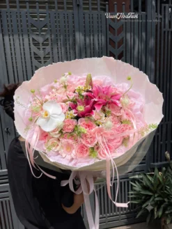 bó hoa ohara mix hồ điệp