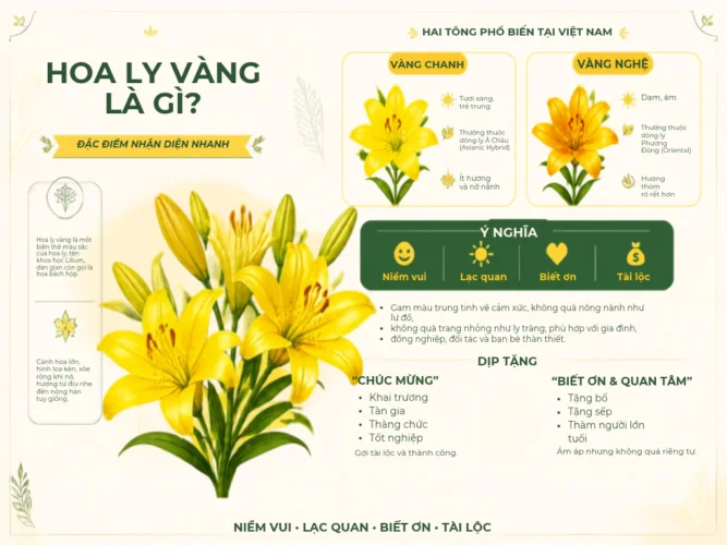 Hoa Ly Vàng Là Gì? Đặc Điểm Nhận Diện Nhanh