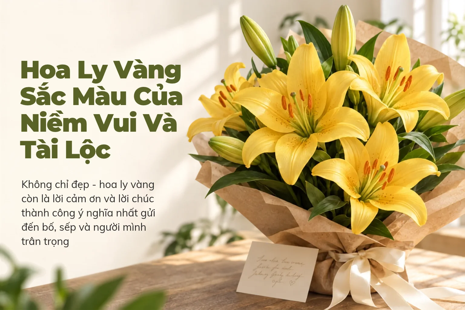 ý nghĩa hoa ly vàng